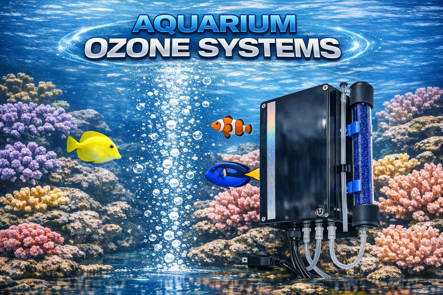Aquarium Ozone Systems. Ozone Generators for Aquariums
