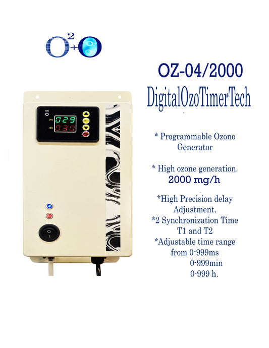 OZONE MACHINE Water Ozone Generator for High Air and Water Purification 2000mg/h