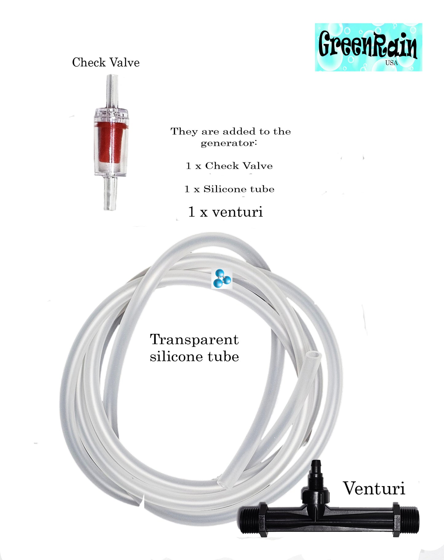 KIT for COLD PLUNGE Ozone Generator for Water Disinfection 1000 mg/h Ozone Sauna