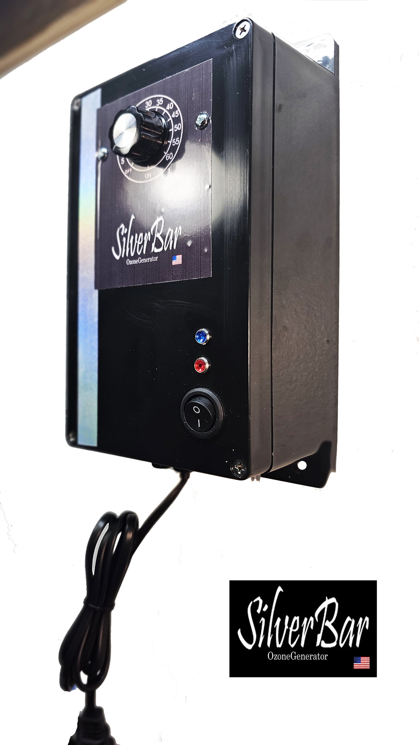 Cold immersion Ozone Generator for Cold Plunge Tub Ice Bath, PRO Timer 0-60 min. USA.