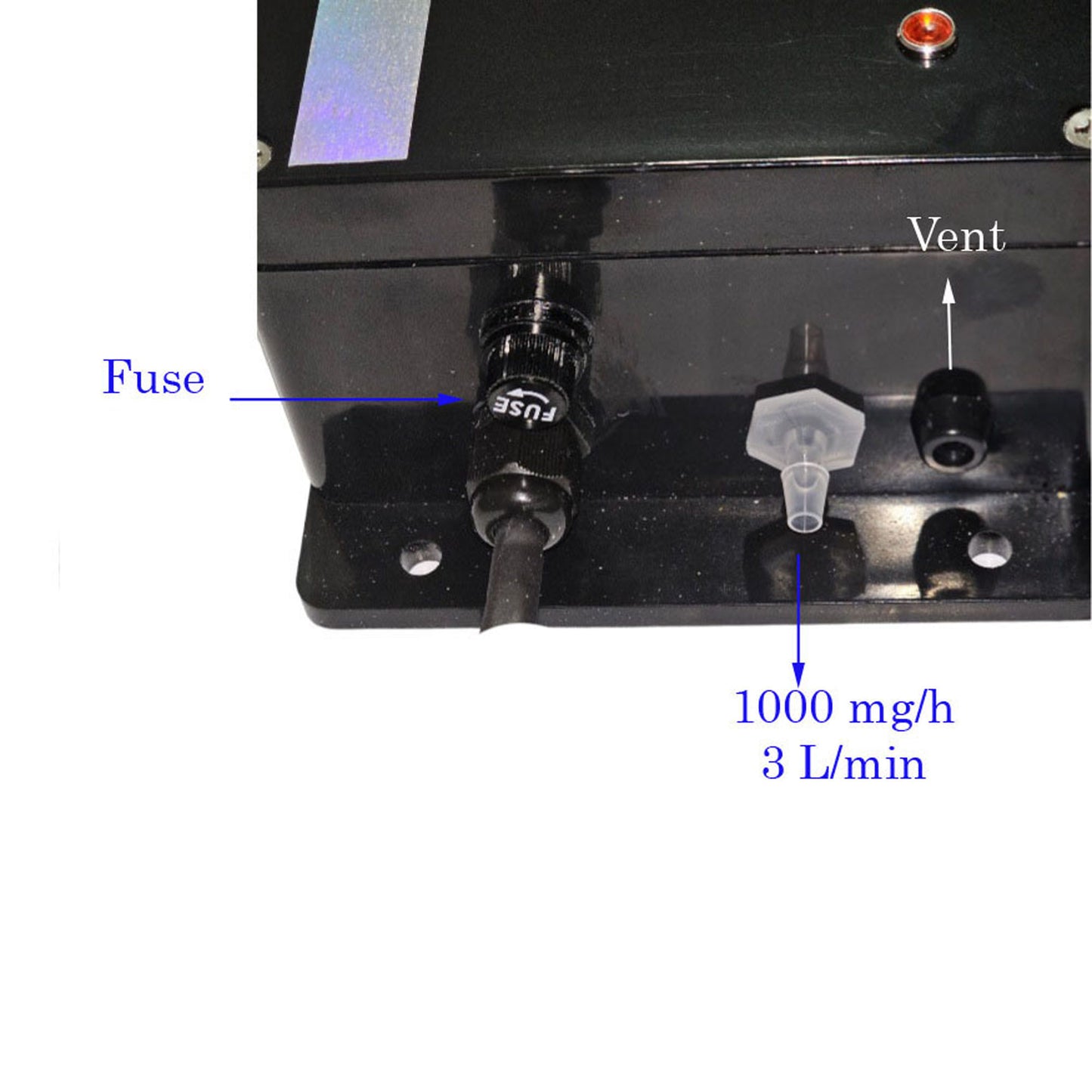 Waterproof, Ozone Generator for High Water Purification. Commercial Ozone Generator Machine Industrial Pro Water Purifier Ionizer Ozonator.