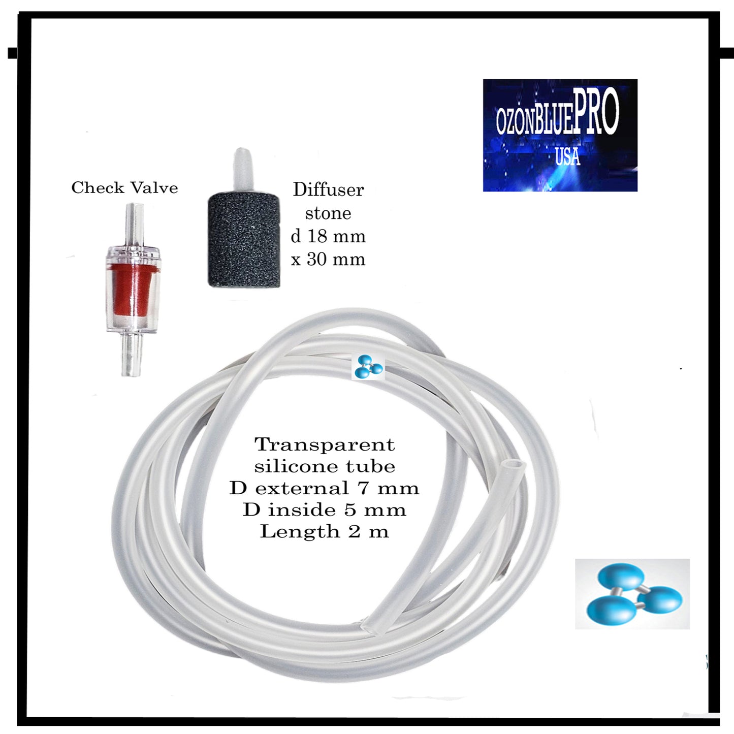 Ozone Generator for air and water purification,