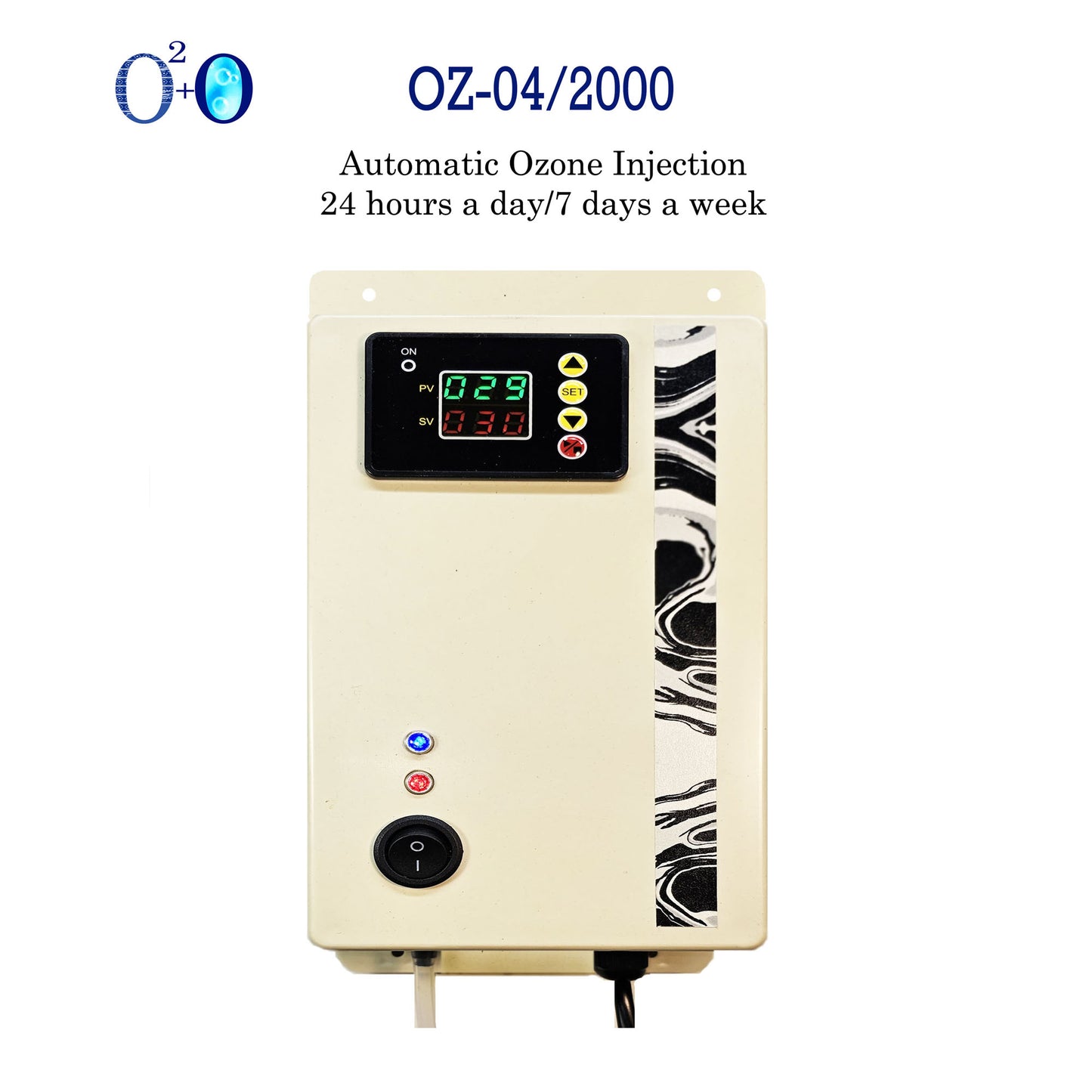 OZONE MACHINE Water Ozone Generator for High Air and Water Purification 2000mg/h