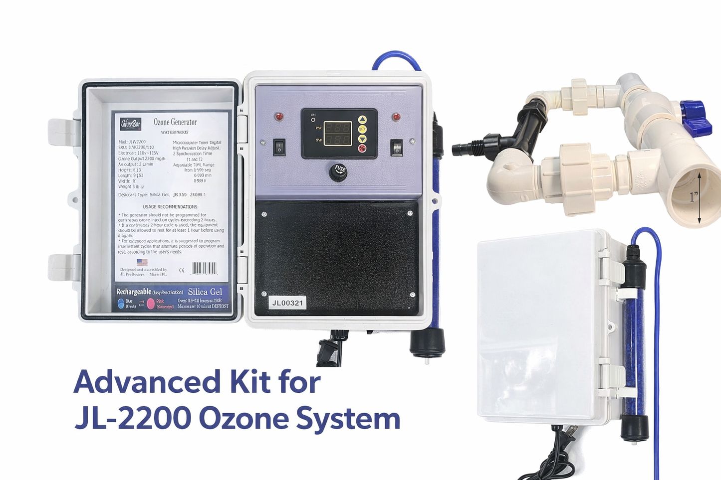 JLW-2200 Ozone Generator – 2200 mg/h | Waterproof, Outdoor, Automatic Injection