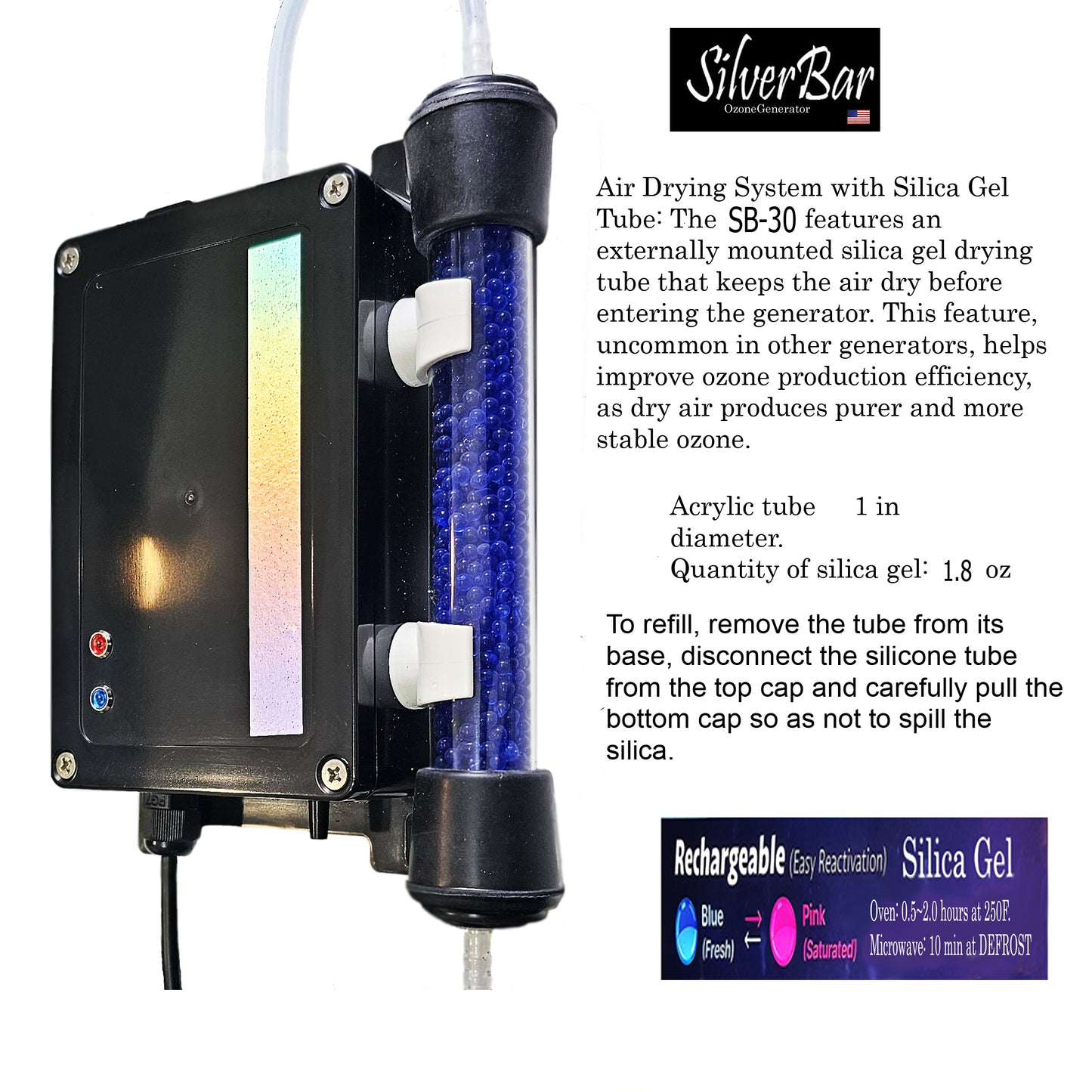 OZONE MACHINE Water, For Outdoor Use, Continuous use 24/7, Waterproof. SB-3WSIT