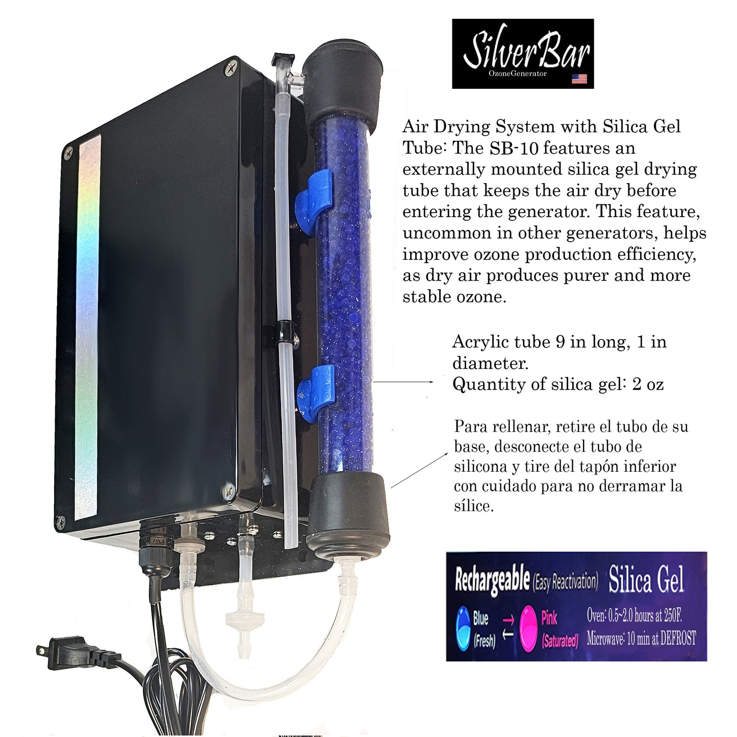 Ozone Generator SBW-10 – 2500 mg/h | Dry Air, Waterproof