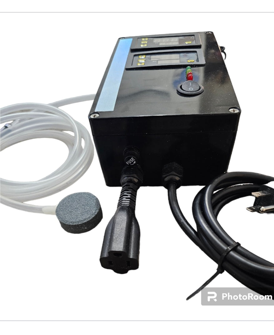 "Temperature Control and Programmable Ozone Generator for Aquariums and Ponds - Water Purification and Automatic Regulation"