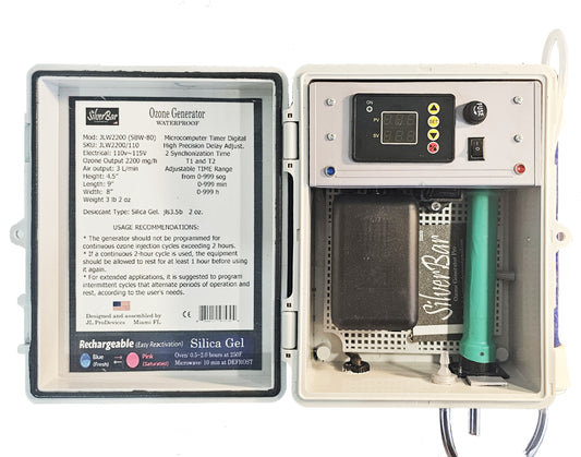 Ozone Generator SB-8WSDT – 2200 mg/h, Waterproof, Outdoor Use, Automatic Ozone Injection