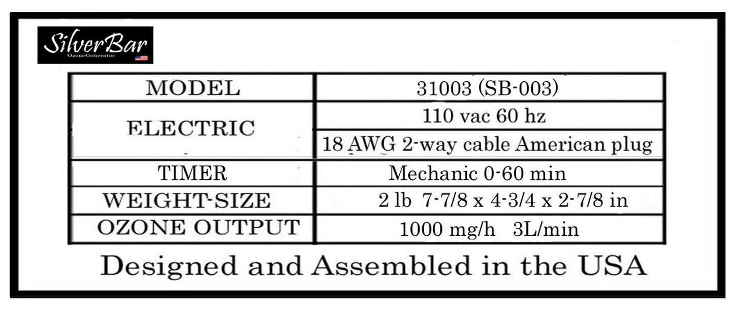 Commercial Ozone generator machine Industrial Pro Air Water Oil Purifier Ionizer Ozonator High Efficiency Timer 0-60 min Manual