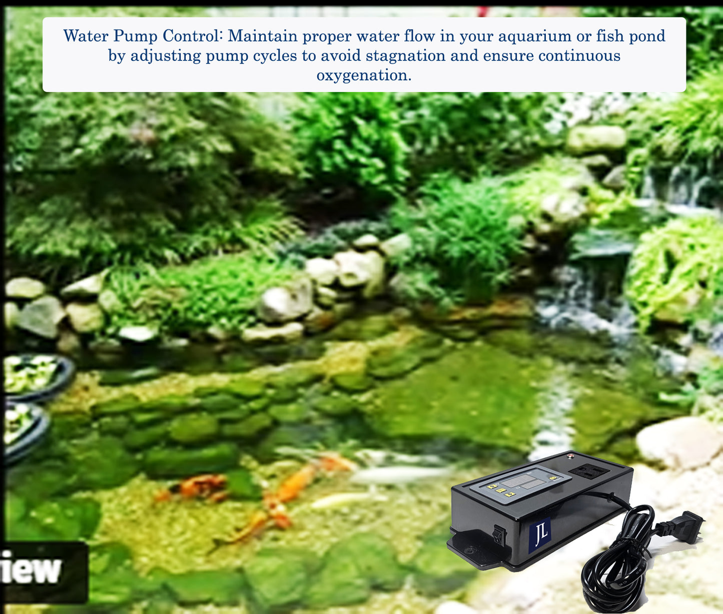 Programmable Digital Timer for Aquariums and Fishponds - Precise Control of Ozone Injection, Filtration and Water Pumps.