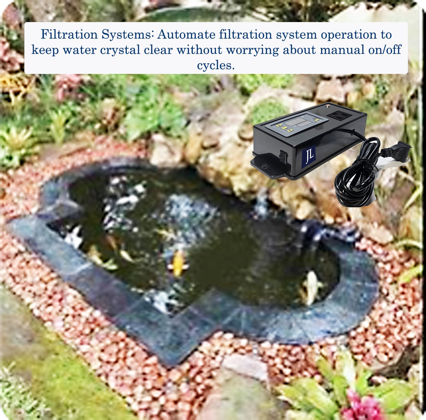 Programmable Digital Timer for Aquariums and Fishponds - Precise Control of Ozone Injection, Filtration and Water Pumps.