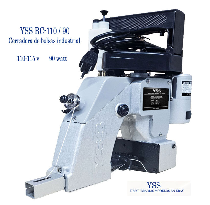 Máquina Cerradora de Bolsas industrial, Máquina de Coser Sacos Portátil,Bag Closer Machine Portable Sack Sewing Machine.