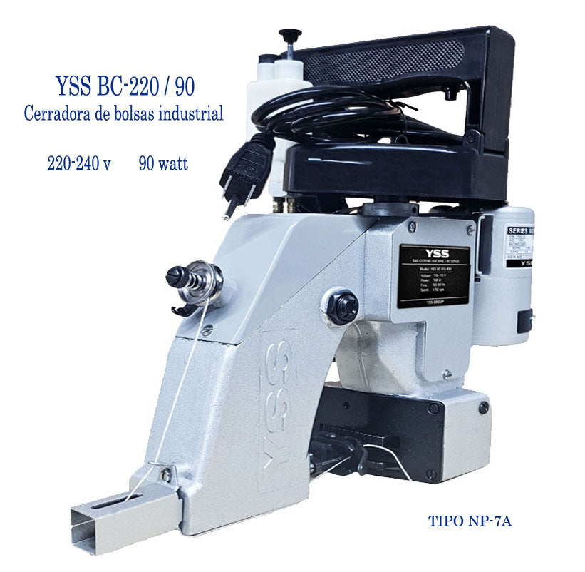 Máquina Cerradora de Bolsas industrial, Máquina de Coser Sacos Portátil,Bag Closer Machine Portable Sack Sewing Machine.